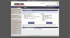 Desktop Screenshot of laden.biz